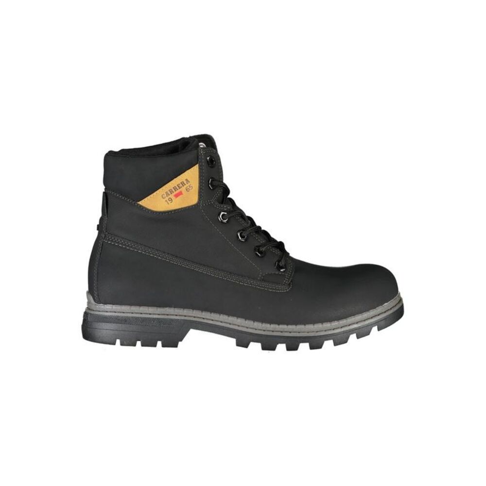 Carrera Black Polyurethane Men Ankle Men's Boot